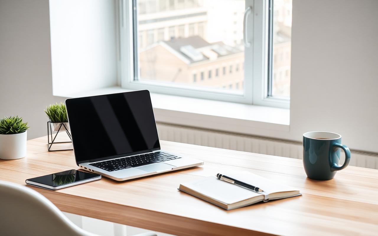 Professional services website template preview